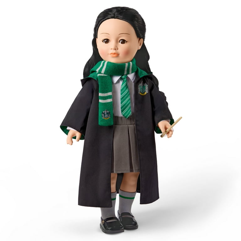 Harry Potter ™ Slytherin ™ School Uniform with Wand for 18-inch