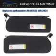 thumbnail image 4 of Par de Visores Solares con Espejo de Tocador Iluminado con LED Nakuuly para Corvette C5, 4 of 7