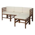 thumbnail image 1 of Acacia Modulaire 4 Pièces - 3 Places + Pouf - Brun Foncé, 1 of 17
