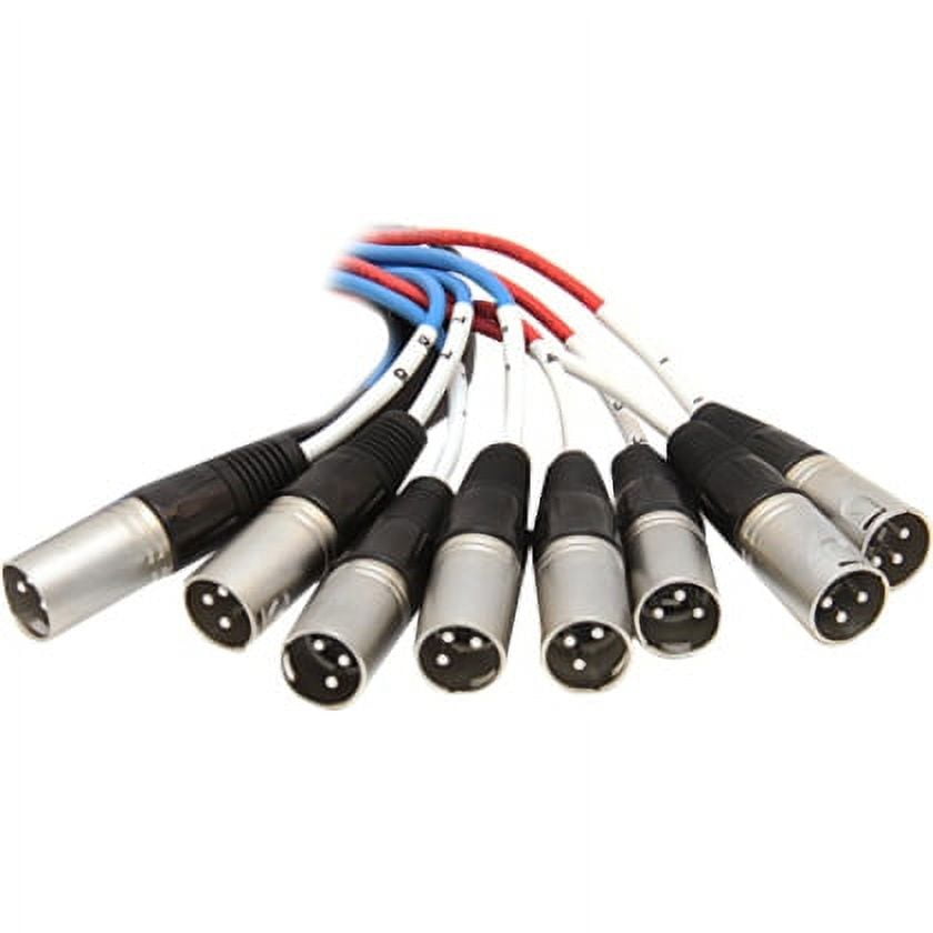 Seismic Audio SAXT-8x5M, 8 Channel 5' TRS to XLR Male
