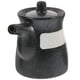 thumbnail image 2 of 1 bote de cerámica para salsa de aceite, condimento, para cocina (negro), 2 of 6