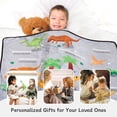 thumbnail image 7 of Dinosaur Blanket for Boys Girls, Flannel Kids Throw Blanket, Ultra Soft Dinosaur Gift Blanket is Suitable for Couch, Sofa, Bed, Camping, Travel All Seasons（ch,Grey） Grey, 7 of 7