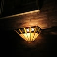 thumbnail image 3 of RADIANCE Goods Tiffany-Style 1 Light Mission Indoor Wall Sconce 12" Wide, 3 of 4