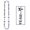 Silver, variant on - Happy New Year Beads-Of-Expression - 36" - Pack of 12