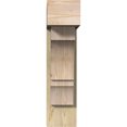 thumbnail image 2 of Ekena Millwork 8"W x 24"D x 32"H Balboa Block Rough Sawn Bracket w/ Offset Brace, Douglas Fir, 2 of 25