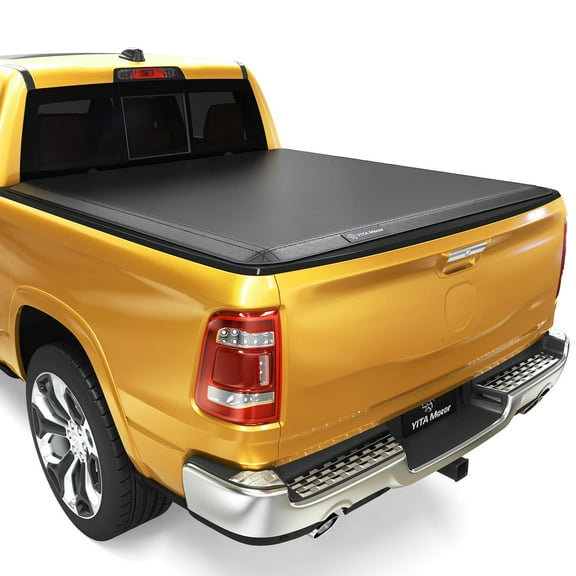 RVNI 5.7 ft Soft Tri-Fold Truck Bed Tonneau Cover for 2019-2023 2024 2025 2026 Dodge Ram 1500 without Ram Box