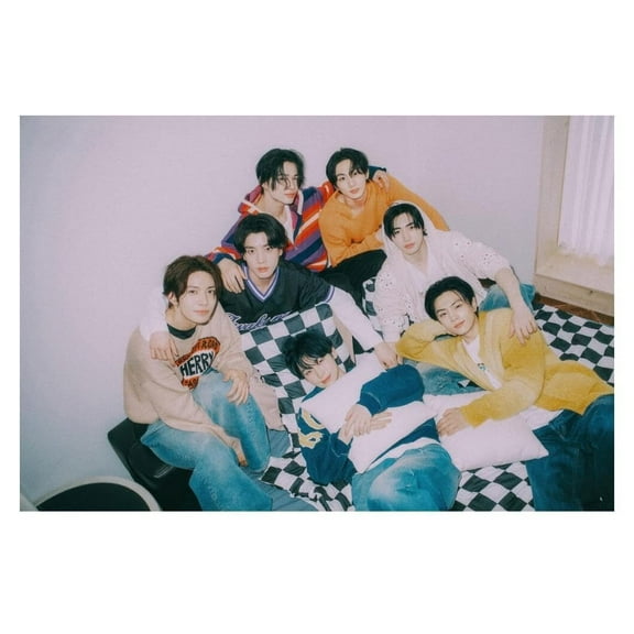 Enhypen Poster Photo Print K-Pop Home Decor For Living Room Aesthetic Kpop Male Boys Group Boy Band