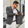 thumbnail image 3 of COOFANDY Mens Sport Coats Casual Blazer Stylish Two Button Lightweight Suit Jacket for Daily Wedding, 3 of 6