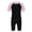 Pink&Black, variant on Kids Children Girl Athletic Swimsuit One Piece Swimwear Rash Guard Set with UPF 50+ Sun Watermelon Red&Black 4