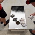 thumbnail image 3 of Black And White Forest Star Cornhole Boards, 3 of 8