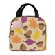 thumbnail image 1 of Easygdp Acorn Autumn Fall Leaf Leaves Bolsa Térmica Premium - Tela Oxford Impermeable, Gran Capacidad, Bolsillo Frontal, Unisex para Trabajo, Escuela, Actividades al Aire Libre y Picnics, 1 of 8