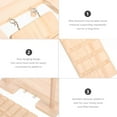 thumbnail image 4 of COMPUKAS 1 Set Khaki U Shaped Wooden Ramp for Hamsters Encouraging Pet Exercises and Coordination 9.4in, 4 of 7