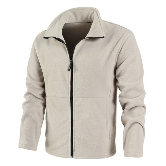 Vedolay Men's and Big Men's 2023 Winter Front Zip Parka Jackets Grey,M