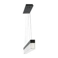 thumbnail image 4 of WAC Lighting Effervescent 45" LED 3000K Transitional Aluminum Pendant in Black, 4 of 5