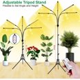 thumbnail image 4 of Luces LED para plantas KEELIXIN de 5 cabezales ajustables de espectro completo, 4 of 7