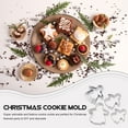 thumbnail image 2 of HEALEEP 6pcs Gingerbread Cutouts Shortbread Mould Baking Tools for DIY Enthusiasts Birthday Party, 2 of 4