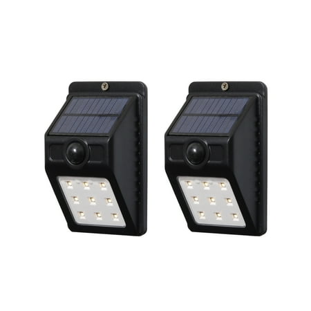 Westinghouse 100 Lumen Solar Motion Activated Lights - Black Finish -