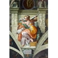 thumbnail image 2 of Michelangelo 17x24 Gold Ornate Wood Framed with Double Matting Museum Art Print Titled - Libyan Sibyles, 2 of 4