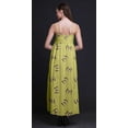 thumbnail image 3 of Bimba Butterfly Women Summer Printed V Neck Long Maxi Dress Holiday Resort Wear-Small, 3 of 6