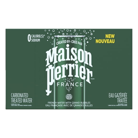 Maison Perrier non&nbsp;aromatisée, Embouteillée dans le Sud de la France
