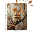 thumbnail image 3 of Qisvanset 12x16 Inch Framed Canvas Wall Art Tree Dwelling Woodland Mouse Cute Rustic Wildlife Nursery Wall Art, 3 of 8