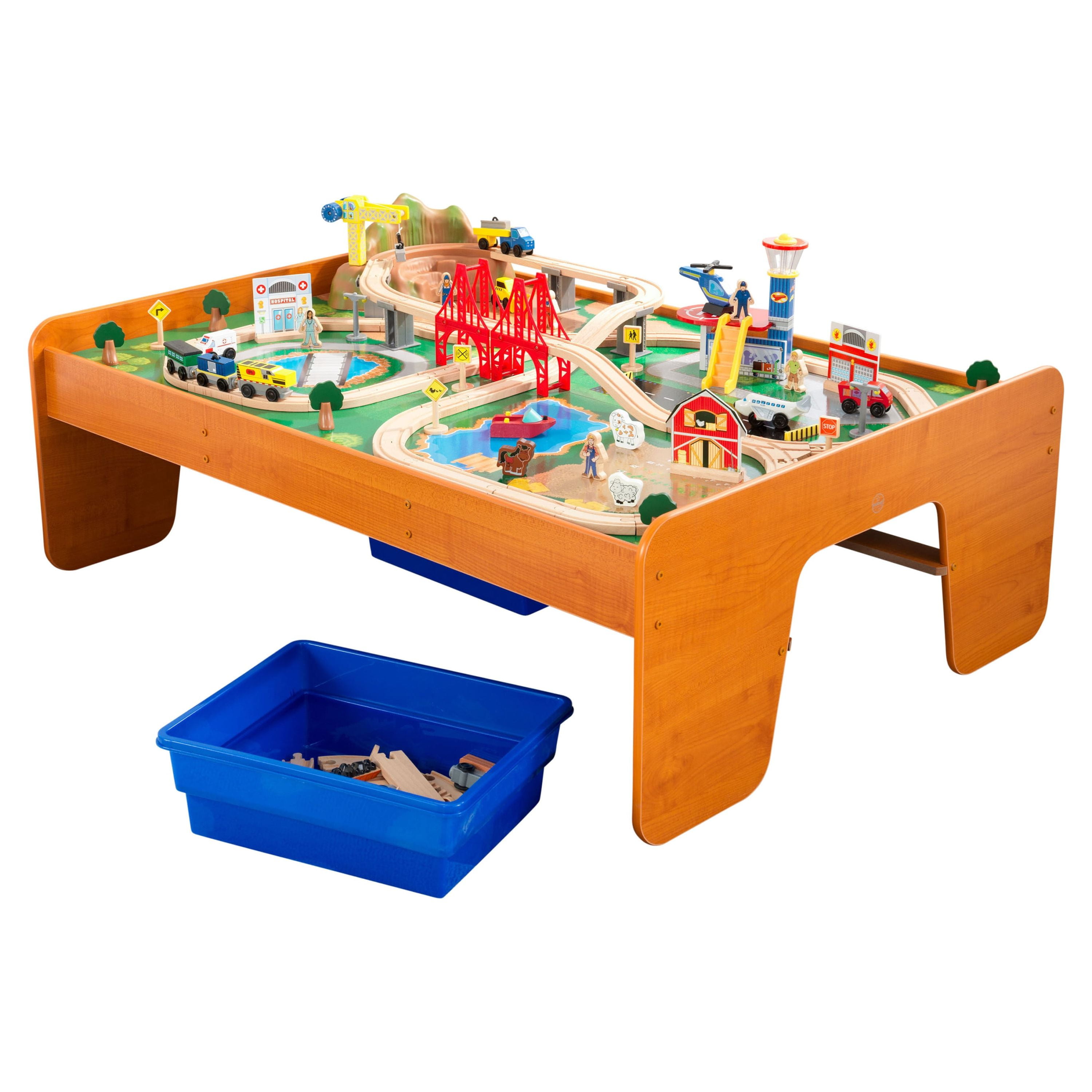 kidkraft wooden train set