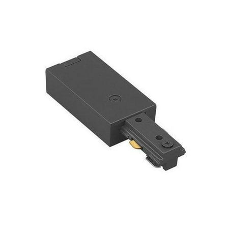 Wac Lighting Hlebk Track Components Live End Connector Black Wac Lighting Hlebk Track Components Live End Connector Black