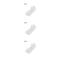thumbnail image 4 of Justharion Cable Organizer Clips Cable Management Desktop & Workstation ABS Wire Transparent 28pcs 3Set, 4 of 6