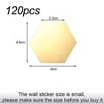 thumbnail image 2 of Laklulu Pegatinas de pared de espejo l para dormitorio, sala de estar, material acrílico 3D, decoración de pared DIY, 2 of 5