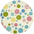 thumbnail image 6 of SAFAVIEH Soho Dots Polka Dots Wool Area Rug, Ivory/Multi, 6' x 9', 6 of 10