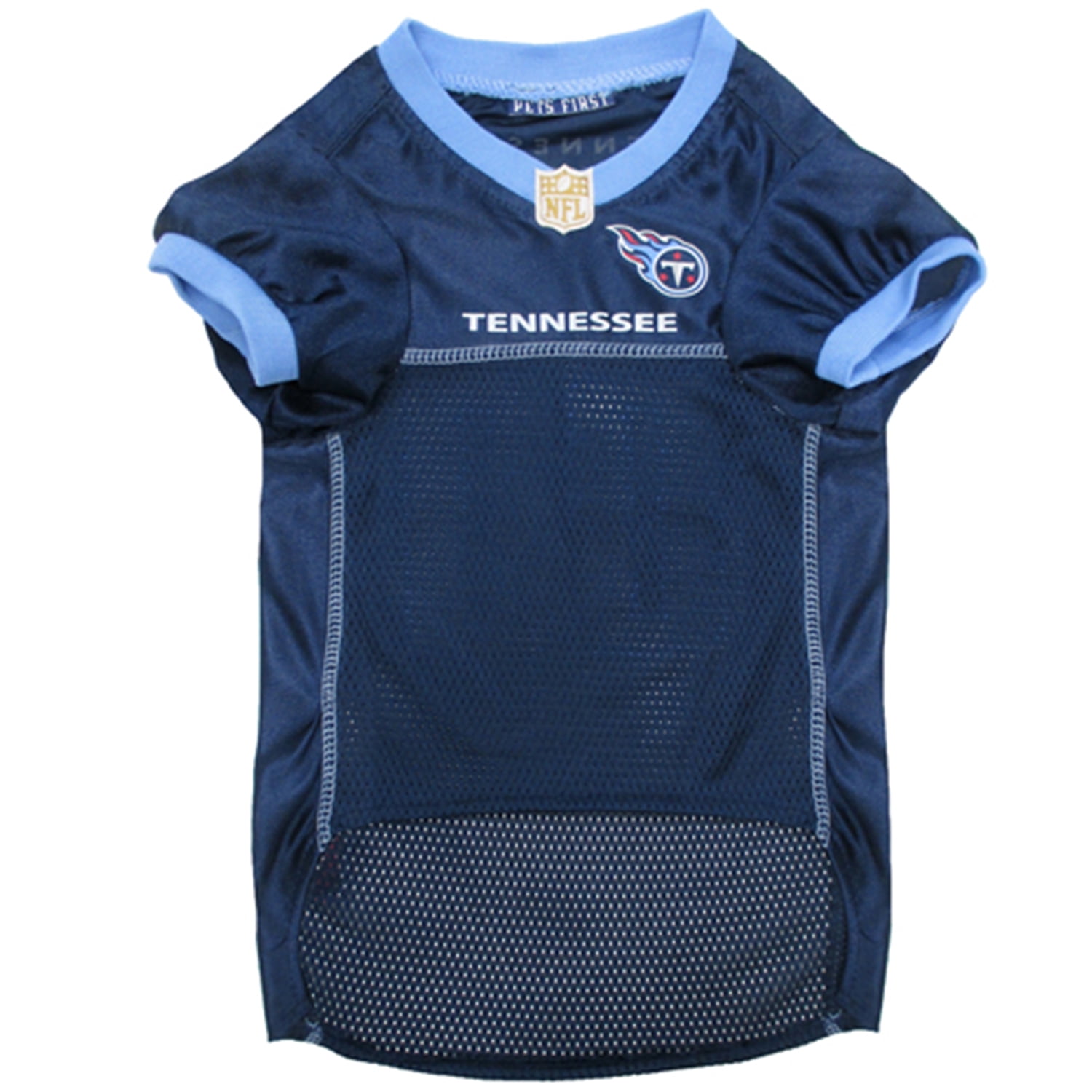 Pets First NFL Tennessee TitansLicensed Mesh Jersey for Dogs and Cats - Large
