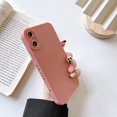 thumbnail image 3 of for iPhone Xs Max Case(2018 6.5"), Cute Bling Side Back Plated Love Heart with Full Lens Camera Cover Protection Soft Shockproof Anti-Fall Phone Case for iPhone Xs Max 6.5" 2018 - Pink, 3 of 6