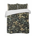 thumbnail image 2 of Quilts Full Size, Branches Green Leaves Soft Comforter Bedding Set for Bed, Vintage Botanical Forest Lightweight Quilted Bedspread with Pillow Cover(2 Pieces) for All Season, 78x90 Inch, 2 of 6