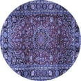 thumbnail image 1 of Ahgly Company Indoor Round Persian Blue Traditional Area Rugs, 7' Round, 1 of 4