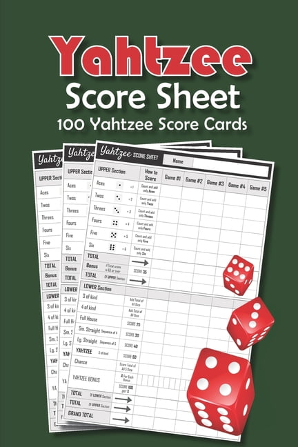 yahtzee score sheets yahtzee score pads for all game