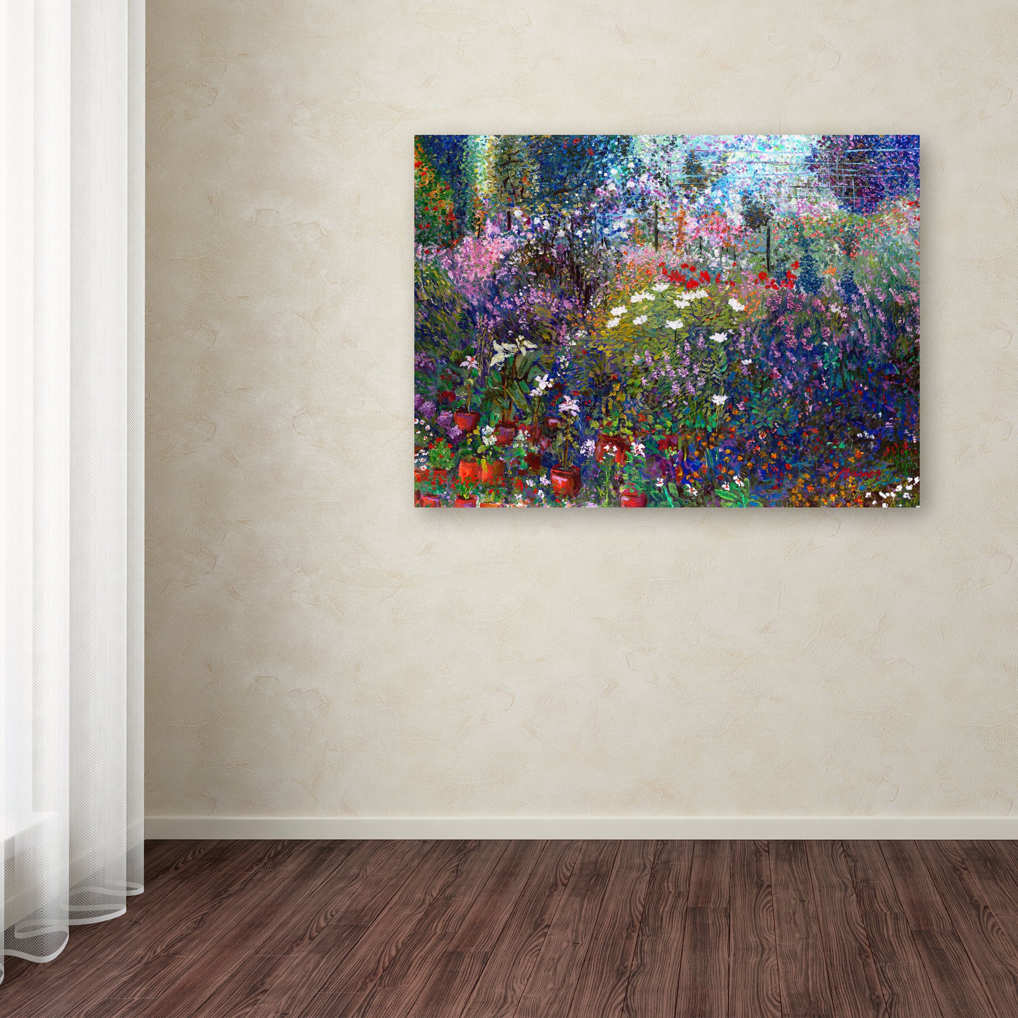 Trademark Fine Art "Garden In Maui II" Canvas Art by Manor Shadian