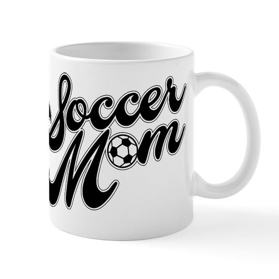 CafePress - Soccer Mom - 11 oz Ceramic Mug - Novelty Coffee Tea Cup