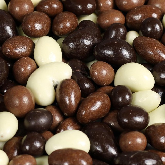 Gourmet Chocolate Bridge Mix Medley by Its Delish, 5 Lbs Bulk Bag | Dark, Milk, and White Chocolate Coated Peanuts, Almonds, Raisins, Espresso Beans, Cashews, Macadamia Nuts Candy | Kosher D