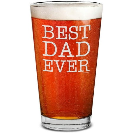 

Shop4Ever Best Dad Ever Laser Engraved Beer Pint Glass Father s Day Gift for Dad (16 oz.)