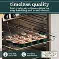 thumbnail image 2 of Country Kitchen Nonstick Stackable Bakeware Set - Durable, Easy Release Baking Set, Sage, 10 Pcs, 2 of 8
