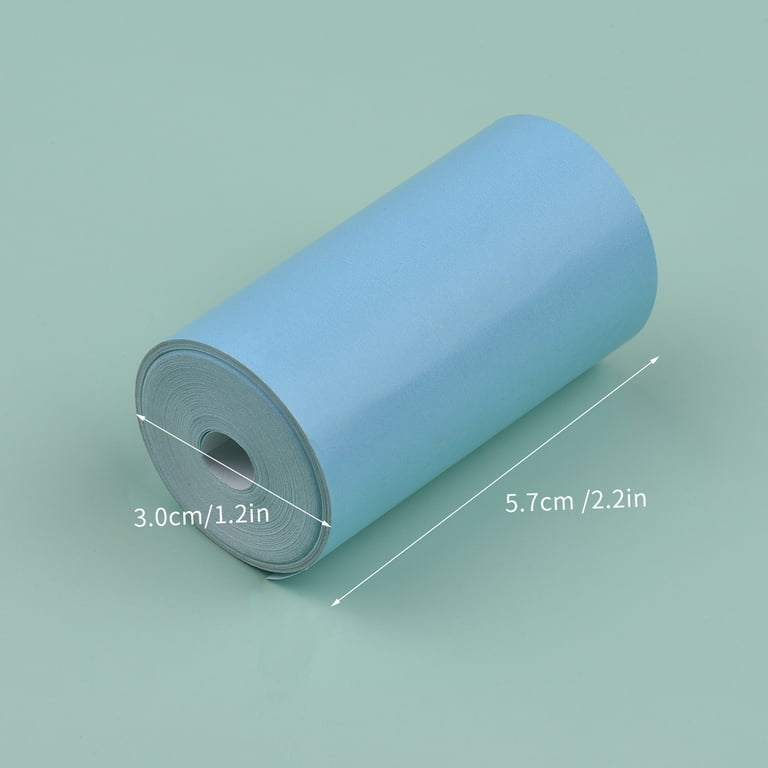 5pcs Colored Printing Paper Roll Thermal Portable 57x30mm , 5 rolls pink  paper, 57x30mm 