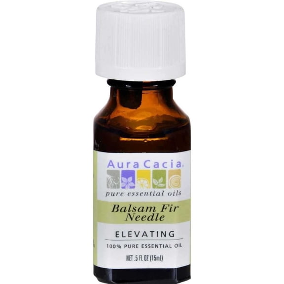 Pure Essential Oil, Balsam Fir Needle, 0.5 fl oz (15 ml), Aura Cacia