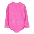 thumbnail image 5 of Carter's Child of Mine Toddler Girl Rash Guard Swimsuit, One-Piece, Sizes 12M-5T, 5 of 6