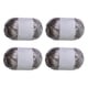 thumbnail image 2 of Juego de 4 rollos de hilo metálico para camiseta, hilo para tejer a ganchillo, hilo suave y brillante para bolsas. Gris plata, 2 of 9