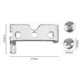 thumbnail image 4 of de soporte de cabezal de corte de tijeras de empuje eléctrico de Metal para piezas de repuesto 81919 Plata Yuyangstore  Soporte de cabezal de corte, 4 of 7