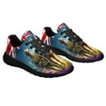 thumbnail image 6 of Anzac Day Animals in War Purple Poppy AuStalian Shoes Sneakers Black Size 10.5, 6 of 7