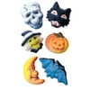 Deluxe Halloween Molded Sugar Cake/Cupcake Decorations - 12 ct