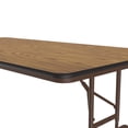 thumbnail image 3 of Correll Rectangular Laminate Top Folding Table With Medium Oak CFA3696TF-06, 3 of 8