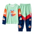 thumbnail image 4 of Toddler Girl Pajamas Halloween Stylish Print Long Sleeve Crew Neck Top And Trousers 2 Piece Loungewear Pjs for Girls Size 3-4 Years, 4 of 5