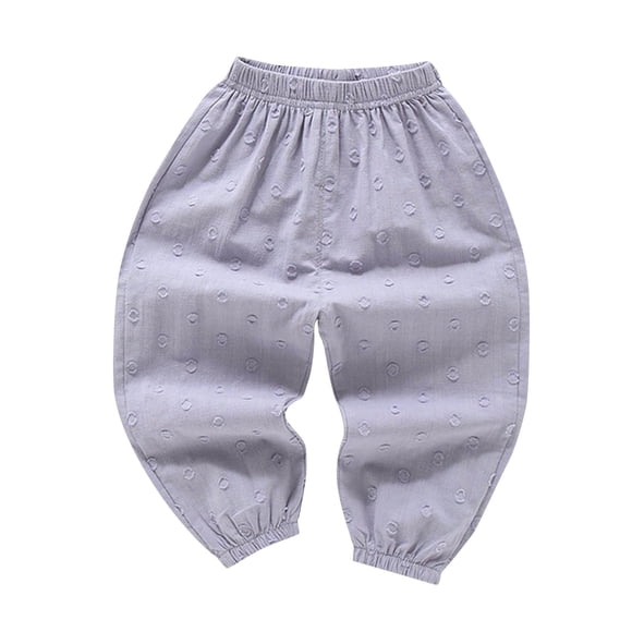 Odeerbi 2-10 Años Niños Niñas Pantalones de Chándal de Algodón Workout Athletic Sports Jogger Pantalones Color Sólido Elástico Cintura Tobillo Joggers
